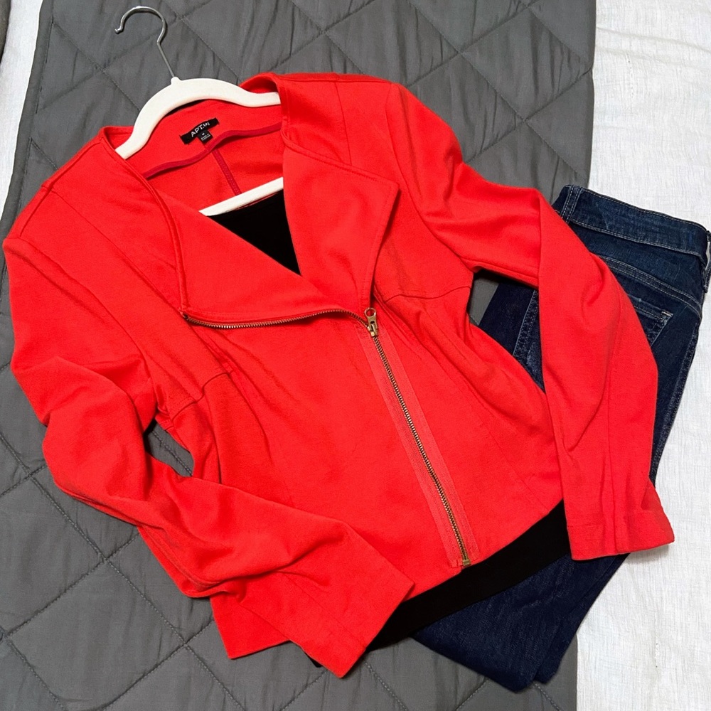 Adorable coral colored jacket